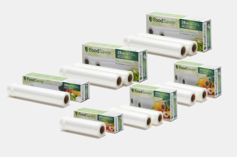 パックロール20cm+28cmセット│FoodSaver / フードセーバー 公式サイト