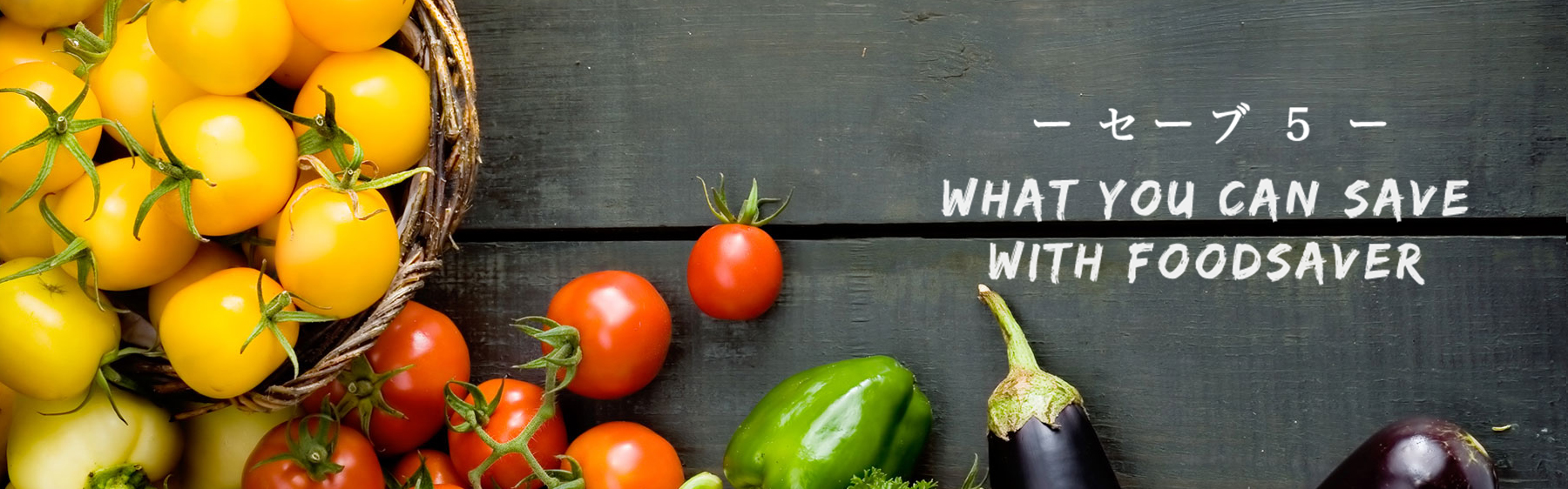 - セーブ5 - WHAT YOU CAN SAVE WITH FOODSAVER