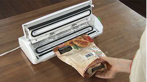 開封済みの袋を再びシール